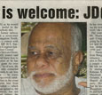 Sharief welcome JDS