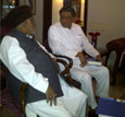  Ck Jaffer Sharief with S M Krishna
