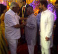  Shri C.K. Jaffer Sharief at Shri BS Yeddyurappa's grand daughter wedding.
